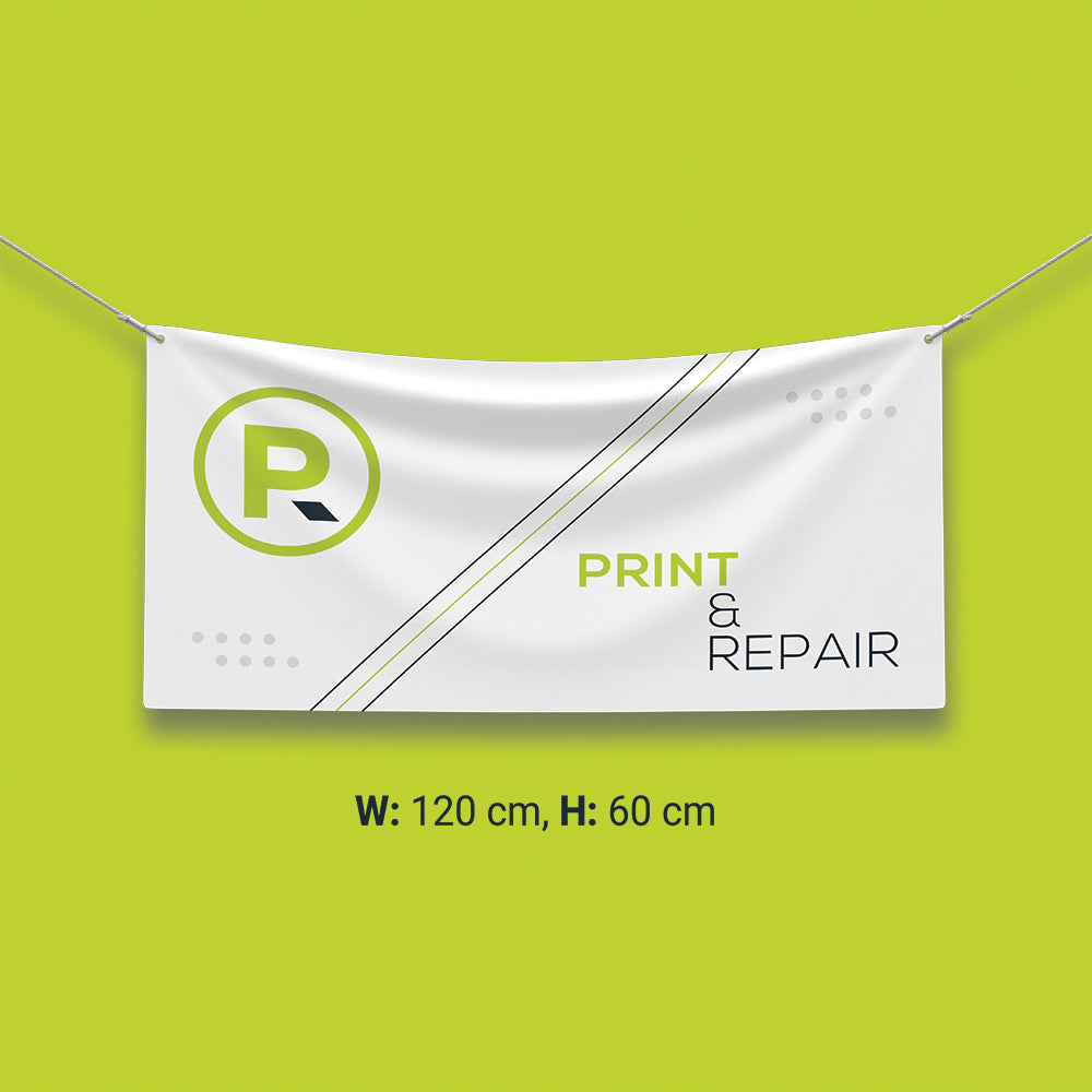 Banner with Eyelets - 120cm by 60cm