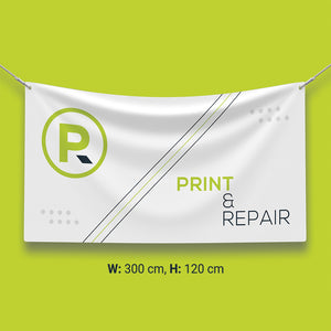 Banner with Eyelets - 300cm by 150cm