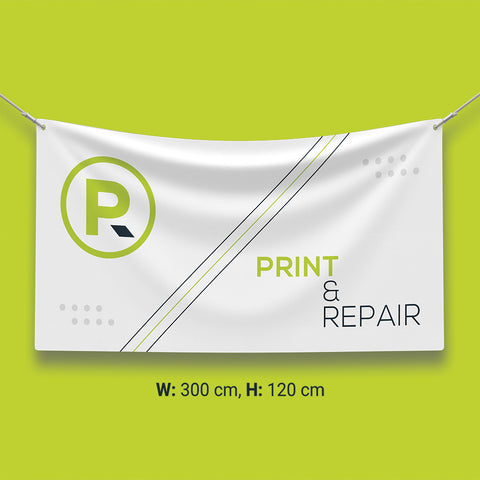 Banner with Eyelets - 300cm by 150cm