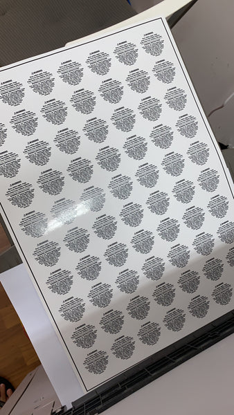 Mirrokote (Glossy) Sticker